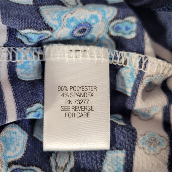 NWT Womans Dana Buchman Hardware top Silver Hardware at neckline Size XL - Picture 10 of 12